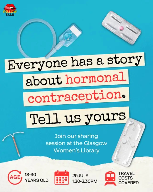 What do you wish you'd known before you started taking hormonal contraception?

Whether it's the pill, implant, hormonal coil, patch or injection, most people have a story about hormonal contraception. For some, it's about finding something that worked. For others, it's about side effects, confusing advice, or trying to make sense of everything they've read online.

That's why we created OnlyFacts.

On 25 July, we're hosting a relaxed listening session at Glasgow Women's Library (@womenlibrary) to hear about people's experiences of hormonal contraception, the information they've come across, and what better support could look like.

If you're aged 18-30, we'd love to have you there. You don't need to be an expert, and there's no pressure to share anything you're not comfortable talking about.

The listening session is just the beginning. Afterwards, we’ll invite a small group of participants to join paid co-design workshops on 20–22 October, plus a final online feedback session in late November.

Together, we’ll explore hormonal contraception, media literacy and patient rights before creating a community zine that will be distributed across Scotland. Participants selected for this workshop programme will receive £400 for helping co-create the zine.

No creative experience is needed, just curiosity, your perspective, and a willingness to help create something that could make it easier for others to make informed choices about hormonal contraception.

Book your place via the link in our bio 🔗