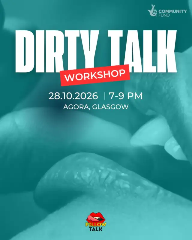 How do you introduce dirty talk without just… springing it on someone mid-sex? 👀

On 28 October, we’re hosting Dirty Talk, a playful workshop with Amelia Hilton exploring sexy communication through a consent-first lens.

We’ll look at what dirty talk can actually include, from anticipation, praise and narration to teasing, requests, tone of voice and power dynamics, and, importantly, how to figure out what you and the people you’re sleeping with actually enjoy.

Expect games, creative exercises, flirty texts, anonymous questions and plenty of opportunities to explore your own yucks, yums and maybes.

You won’t be asked to disclose your sexual preferences or personal experiences, and practical exercises will focus on things like kissing and non-genital touch. Come solo, with a partner, or simply because you’d like to feel a bit less awkward putting desire into words.

Book your spot at the link in our bio 🔗